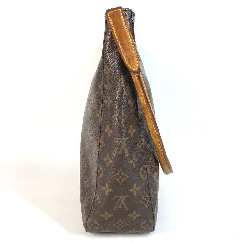 LOUIS VUITTON Authentic Brown Monogram Canvas Looping GM Shoulder Bag - Picture 3 of 16